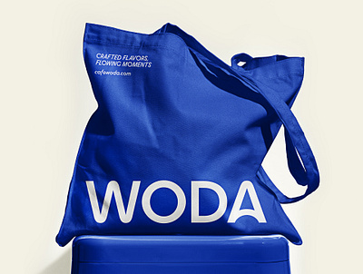 Woda animation. bistro blue brand brand identity branding cafe café design flov illustration logo mark restaurant visual identity water