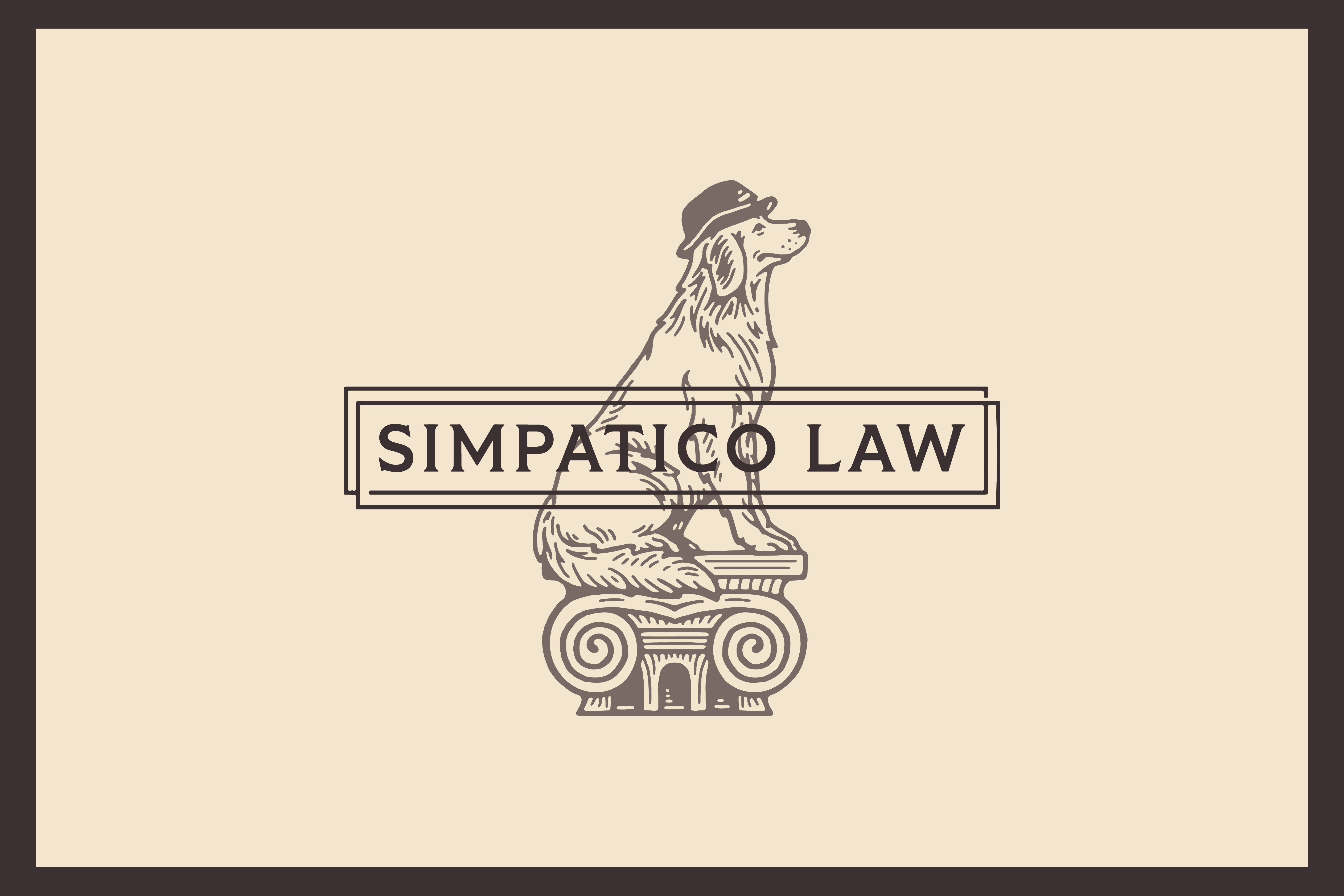 SIMPATICO LAW branding branding service graphic design logo logo brand service logo service vintage animal branding vintage animal logo vintage branding vintage logo