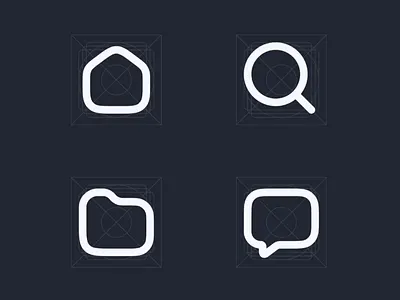 Design 🏠 🔍 📁 💬 icons in figma chat figma folder home icon icon design icon set icons mingcute search