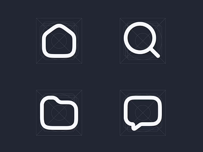 Design 🏠 🔍 📁 💬 icons in figma chat figma folder home icon icon design icon set icons mingcute search