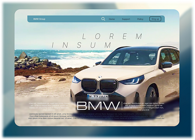 BMW Web Design Concept - Merging Luxury with Usability appdesign casestudy darkmode dribbble dribbble invitation interactiondesign invitation mobileapp prototype responsivedesign uiux uiuxdesign userexperience userinterface webdesign