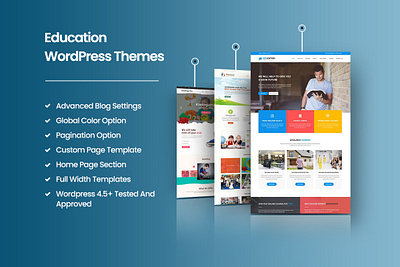 Revolutionize Online Education with Stunning WordPress Themes digitaleducation edtech edtechtools education educationthemes educationwebsite lms onlinelearning webdesignforeducation wordpressdesign