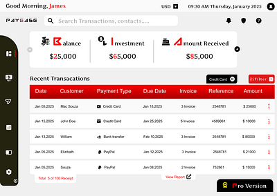 Payment Application app branding dashboard graphic design payment application ui ux