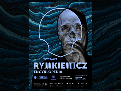 Rymkiewicz - Encyclopedia (Festival Poster) culture death festival graphic design poetry poster poster design print print design skull