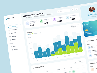 Finance Dashboard UI Design charts dashboad dashboard dashboard designer dashboards dashroad dribbble dribbble designer finance financial mobile app designer mobile ui sidebar stats ui ui designer ux uxui uxui designer web app