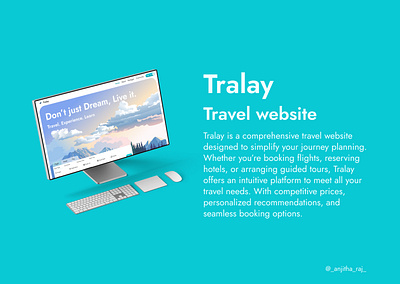 Tralay - Travel Website design figma landing page travel website ui ux website