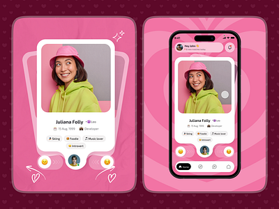 Dating App Design, iOS App, User Profiles app design chat date dating dating app dating match design ios ios app match match finder mobile app mobile app design mobile design profile ui ui design ui ux user profile ux design