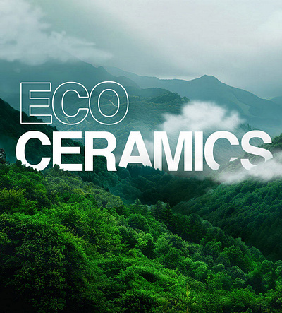 Eco Ceramics adobe illustration adobe photoshob advertising branding creative design design graphic design illustration luxury design motion design post design poster poster design social media social media design social media post ui