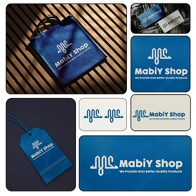 Logo name: MabiY Shop 3d branding design graphic design graphics dresign icon illustration logo logo design