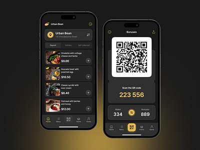 Restaurant menu, QR code | Modile App application café catering facility development loyalty programme mobile app no code no code development nocode qr qr code restaurant ui ui design ui ux uidesign ux web design web development