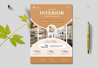 Interior Flyers Template template