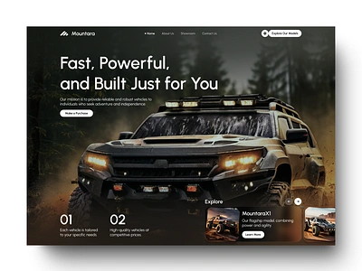 Mountara app branding car car dealership web design car dealership website car rental website car rental website design car web design car website design graphic design illustration logo platform ui ux web design