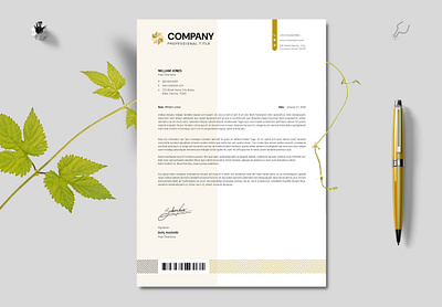 Letterhead Template modern