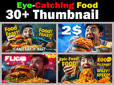 Amazing food thumbnails ai thumbnail animation anime thumbnail branding cartoon thumbnail design fast food food food design food thumbnails fortnite map thumbnail gaming thumbnail graphic design illustration logo motion graphics thumbnail youtube youtube thumbnail