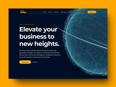 Network Nudge agency hero section design agency landing page agency landing page design agency website app branding design graphic design illustration landing page logo platform ui ux web design