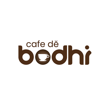 Modern Minimalist Logo Design for Cafe | Cafe Dé Bodhi brand identity branding creative design graphic design illustration logo modern logo