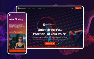 Elevating Voice AI Experiences with Audiogenious ai app ai design ai product design audio product design ui ui design ux ux design voice