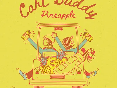Cart Buddy Can Design branding brewery can design design graphic design illustration