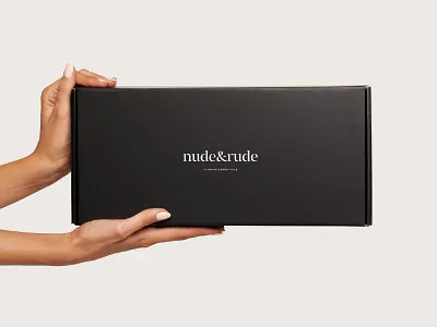 Nude&Rude Packaging&Photography bold box branding bundle direction e commerce logo logo design mark smith marko smitran minimal modern nuderude packaging design photogrraphy rebel rebelious smi. typography wordmark