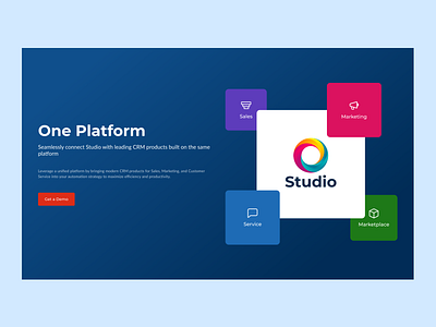 One platform solution circling gathering graphic design home page landing logo one platform platform rotating solution ui web