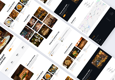 Cravify - Food Landing Page Design product design ui ui design web design