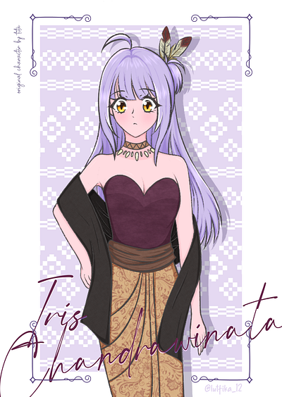 OC - Iris Chandrawinata character digitalart drawing illustration