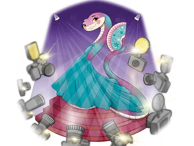 2025 Snake calendar. March 2025 animal art calendar calendar 2025 calendar design character character design children character children illustration illustration new year new year 2025 paparazzi snake snake calendar snake character snake2025 star