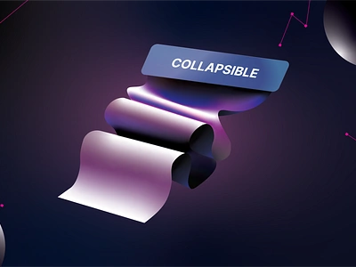 Visualizing the Essence of the “Collapsible” Pattern 2d angular article branding button collapsible cover design development graphic design illustration medium programming rxjs ui ux vector