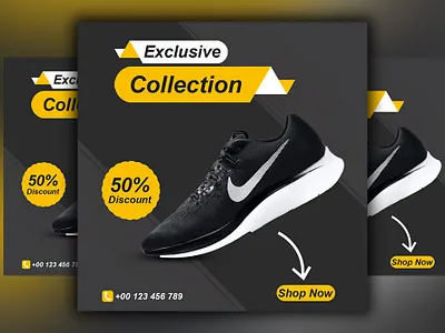 Exclusive Collection Shoes design graphic design product design social media post