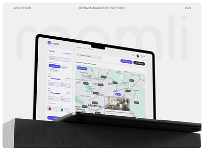 Rental management platform | Case study | UI/UX Design admin panel branding case study crm system dashboard design design system figma logo management rental uiux