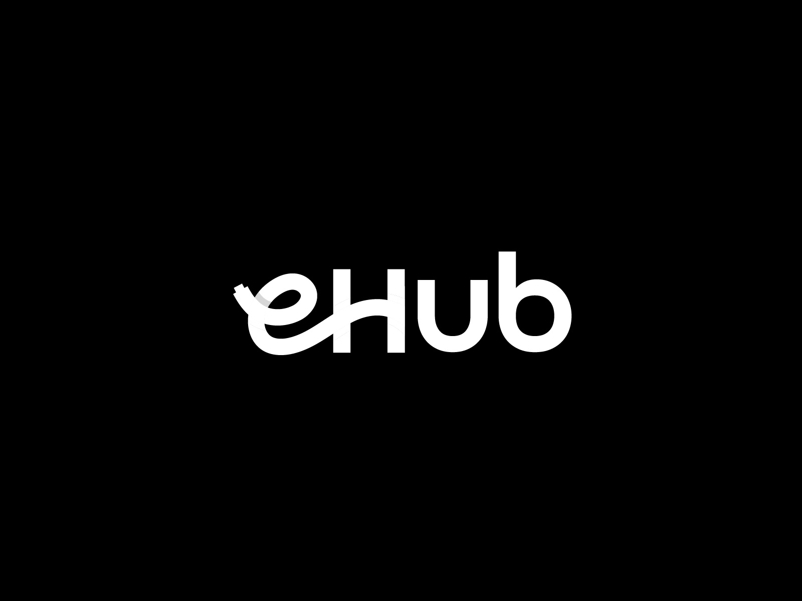 e-Hub logo design branding brandmark cable logo cat 6 cable logo creative logo design e hub logo graphic design logo logo design