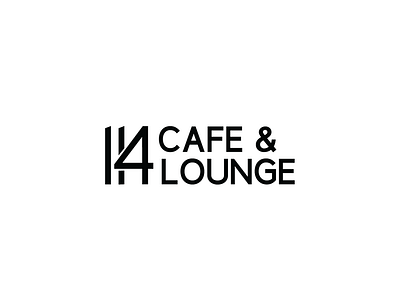 114 Cafe and Lounge Logo branding graphic design logo