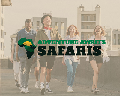 Adventure Awaits Safaris Visual Identity - Tours and Travels. adobe adventure adventure awaits safaris brand identity branding design dumani media dumanimedia graphic design graphics design illustrator logo mockup photoshop tours and travels travel agency in uganda ui visual identity