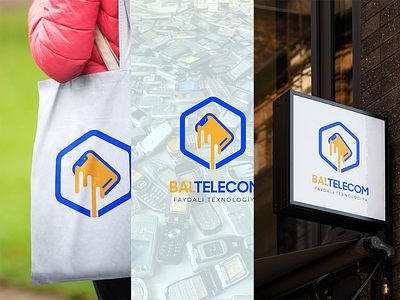 Bal Telecom Logo Consept branding graphic design logo