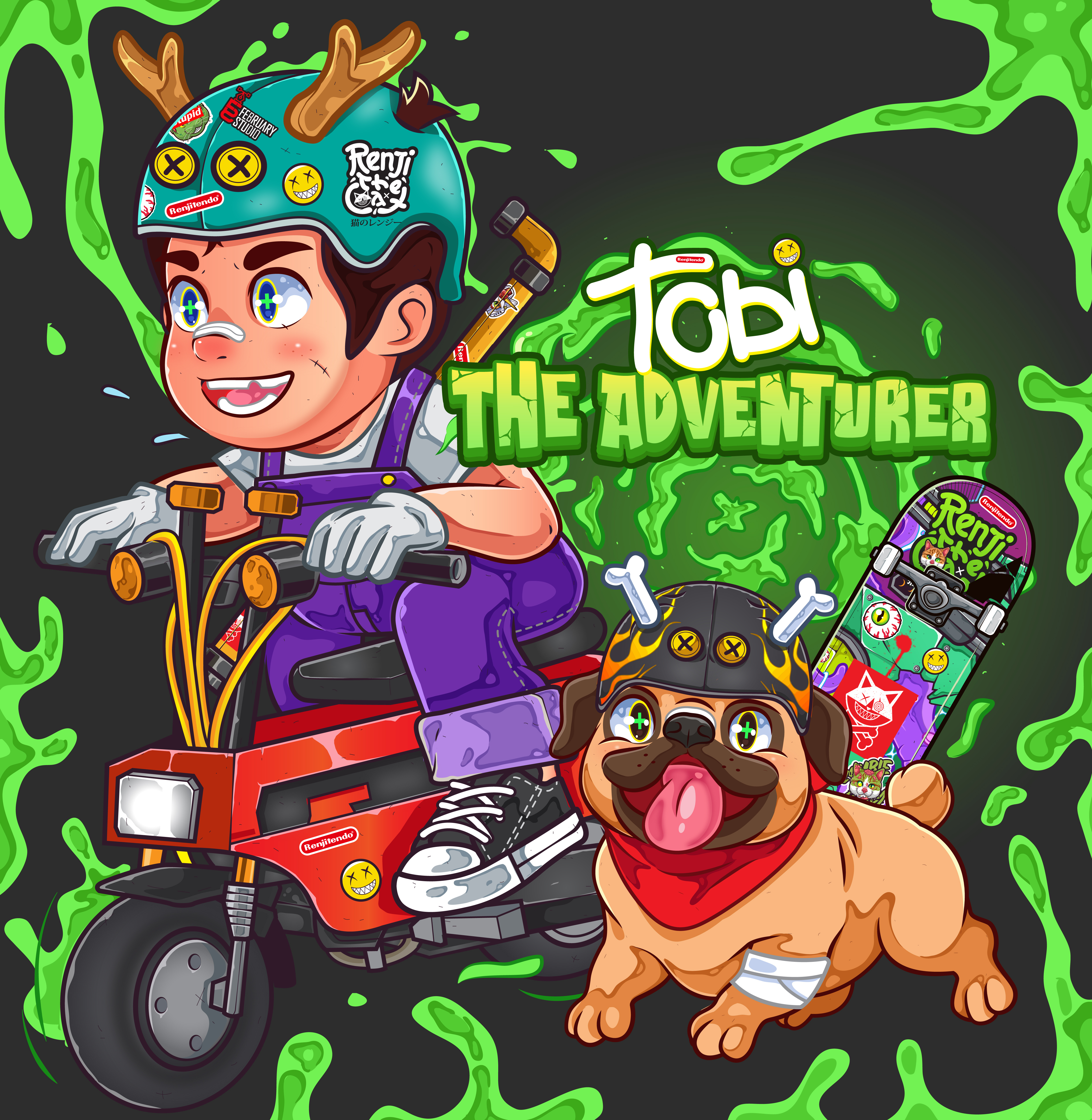TTA: TOBI the adventurer adventure adventurer animation branding game graphic design kids motion graphics rpg
