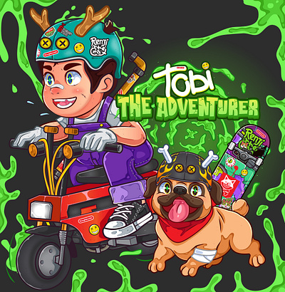 TTA: TOBI the adventurer adventure adventurer animation branding game graphic design kids motion graphics rpg