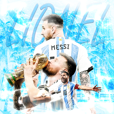 LIONEL MESSI POSTER graphic design