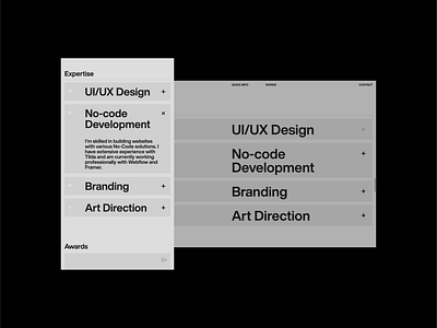 Ivan Duzhak | Portfolio Website clean design layouts minimal minimalism mobile portfolio services ui ui ux design ux web web layout webdesign website white space