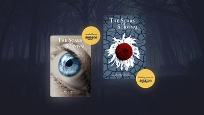 The Scars of Survival - Books Website graphic design motion graphics