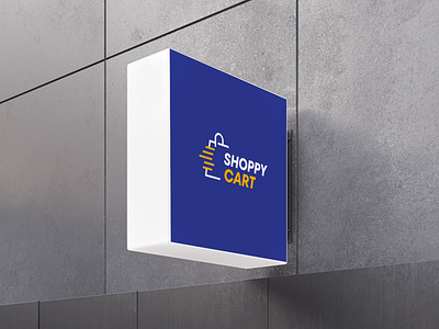 Shoppy Cart Logo 3d branding design graphic design logo ui ux