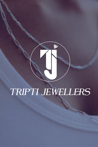 TRIPTI JEWELLERS [LOGO - CLIENT] branding graphic design logo mockup