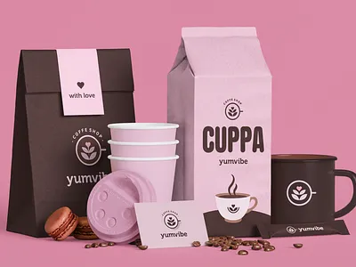 Branding - YUMVIBE branding graphic design logo