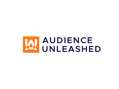 Audience Unleashed logo AU monogram a u monogram branding consulting group growth logo logo logo design minimal modern monogram