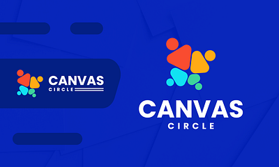 CANVAS CIRCLE animation branding community logo foundation logo graphic design logo logo design minimalist logo modern logo non profit nonprofit logo