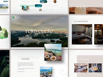 Ragamaya Resort, Web Design. bread and breakfast clean design holiday hospitality hotel kerala landing page luxury luxury hotel resort stay travel typography ui ui design vacation villa web web design website