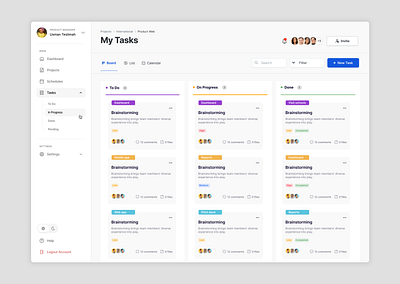 Task Management Dashboard taskdashboarduidesign taskmanagementdasboard taskmanagementdashboarddesign taskmanagementdesign webdashboarddesign