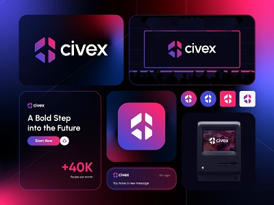 Civex Logo Design | Modern Technology Branding a b c d e f g h i j k l m ai brand identity branding c logo defi digital gadget logo logo design logo designer logo identity logotype marketing agency modern logo n o p q r s t u v w x y z nfts tech tech startup technology