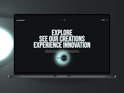 Celeron Pro - Dark Mode Workpage Design agency agency website clean creative dark mode design ecommerce elegant mockup projects template ui ux web design webdesign webflow website design work page works