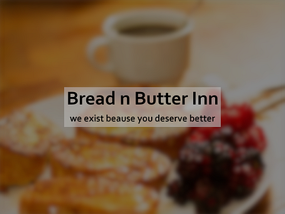 Bread n Butter Inn graphic design