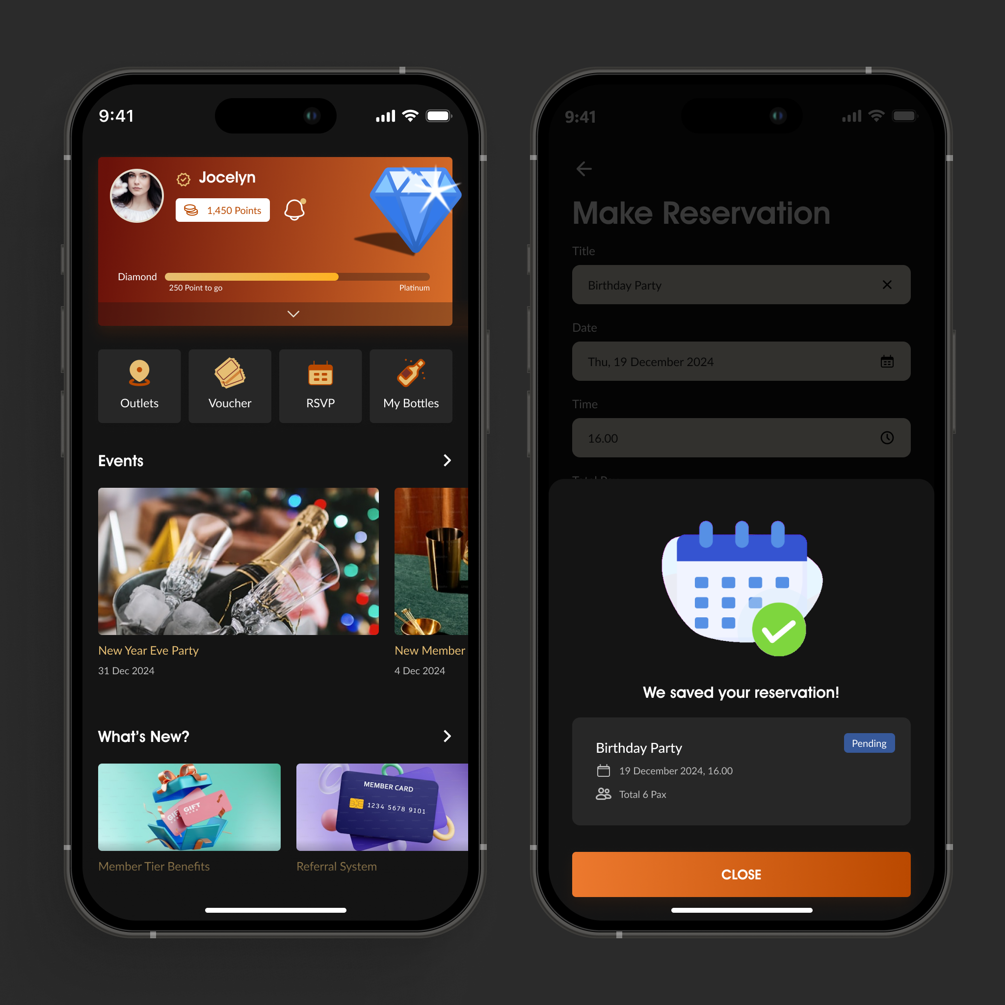 Membership App app design figma material ui membership app ui ui design